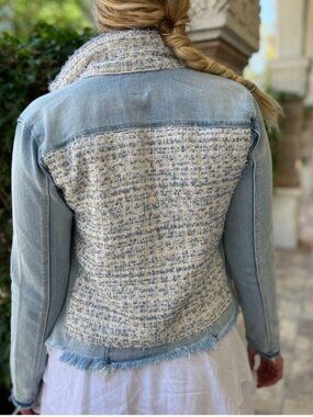 Designed by Stacy Bradley Denim Blue Tweed